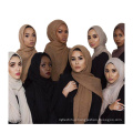 Fashion 2017 high quality 75 colors hot item solid color wholsale muslim crinkle scarf bubble hijab